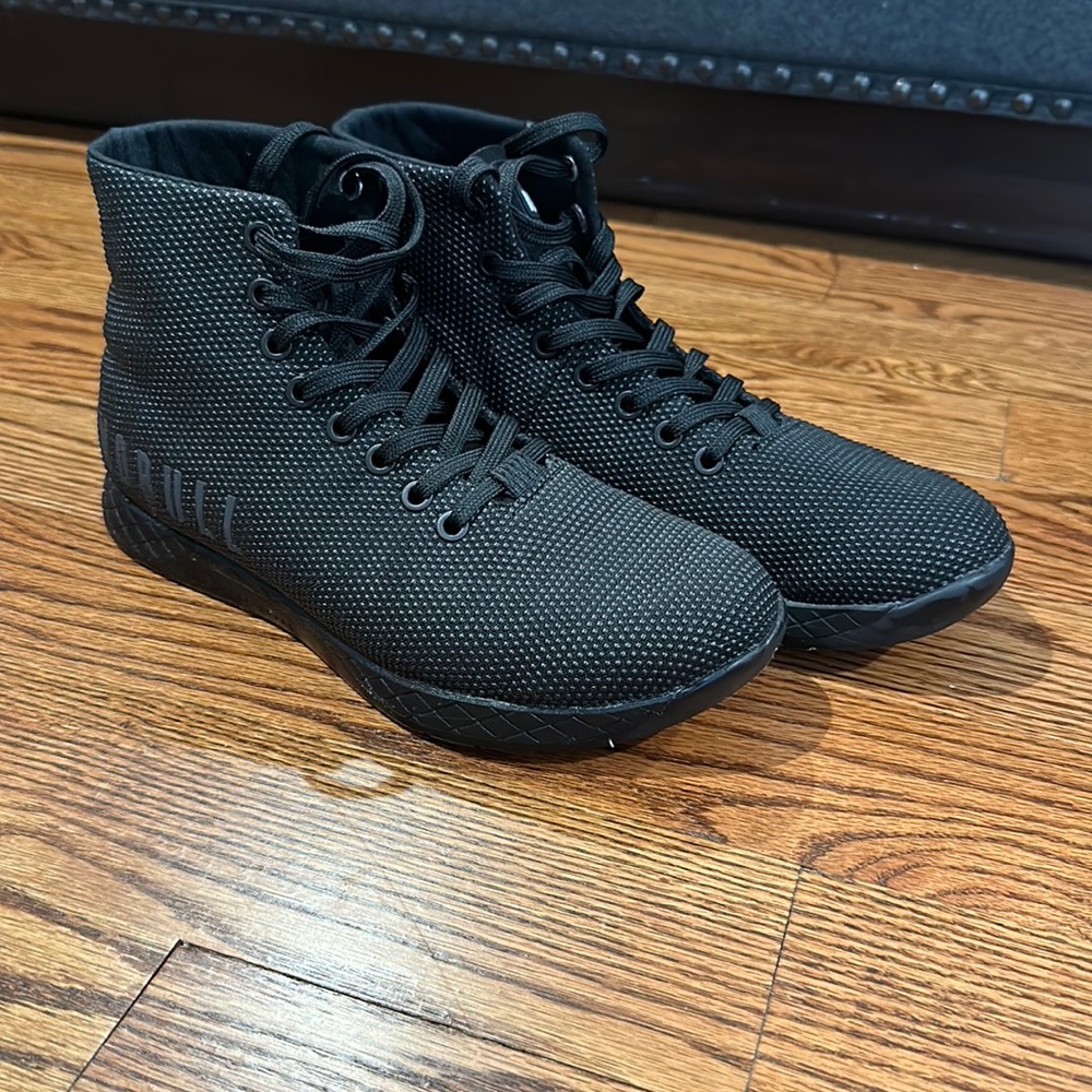 No Bull High Top Black Womens Trainer